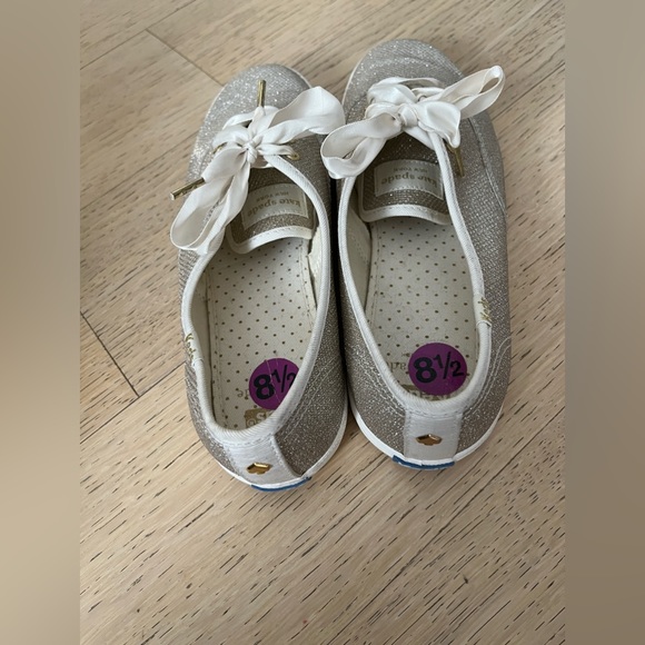 Kate Spade ♠️ Keds sneakers Rose gold size 8.5 US - Picture 7 of 17